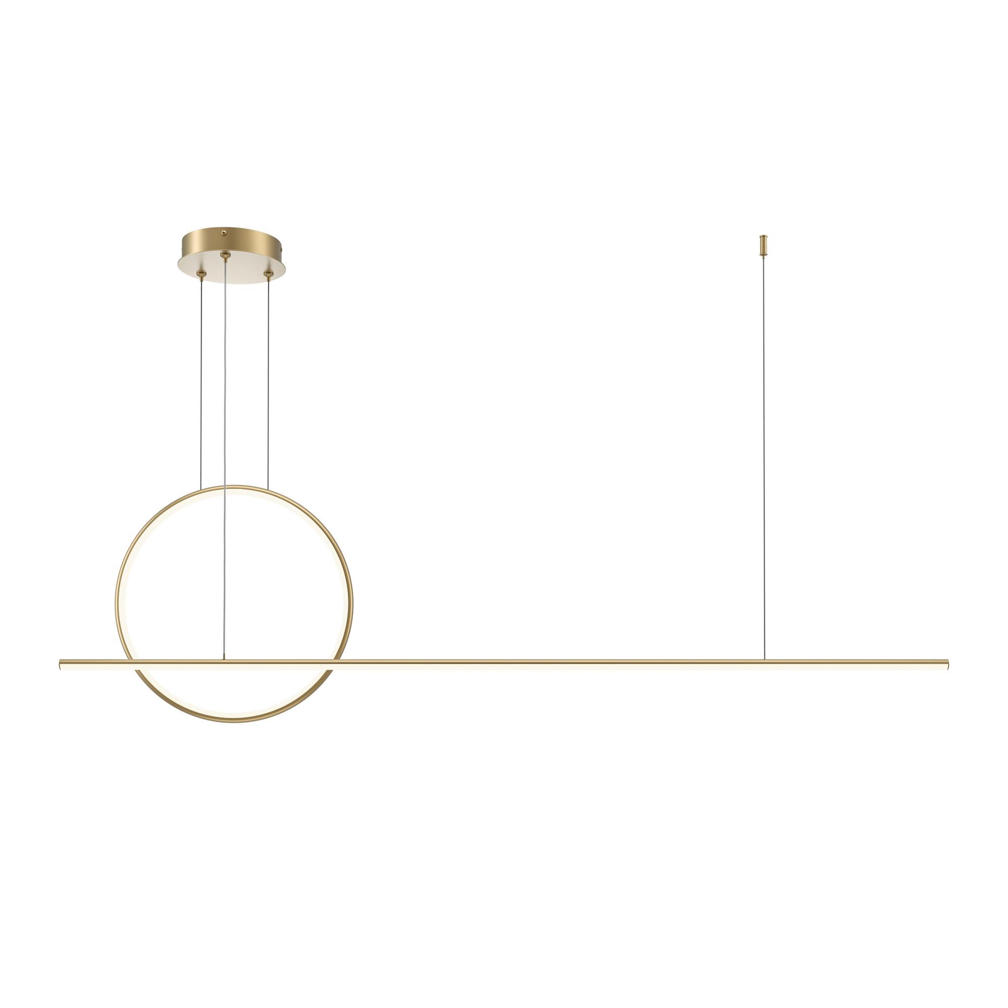 Pendelleuchte Mod247pl-L49bsk - Messingfarben, Design, Metall (143/304/11,7cm) - MAYTONI