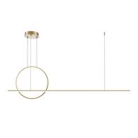 Pendelleuchte Mod247pl-L49bsk - Messingfarben, Design, Metall (143/304/11,7cm) - MAYTONI
