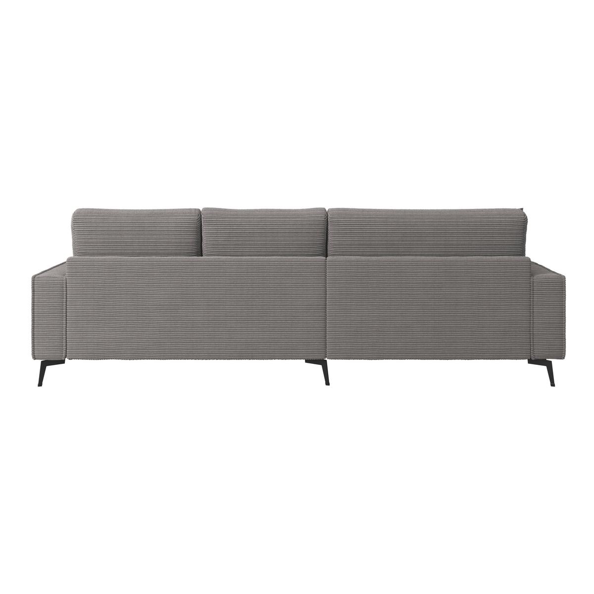 Kutna Garnitura Zero - crna/antracit, Trend, tekstil (173/286cm)