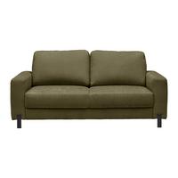 2-Sitzer-Sofa Piega Grün - Schwarz/Grün, MODERN, Textil/Metall (189/66-87/96cm) - Mömax