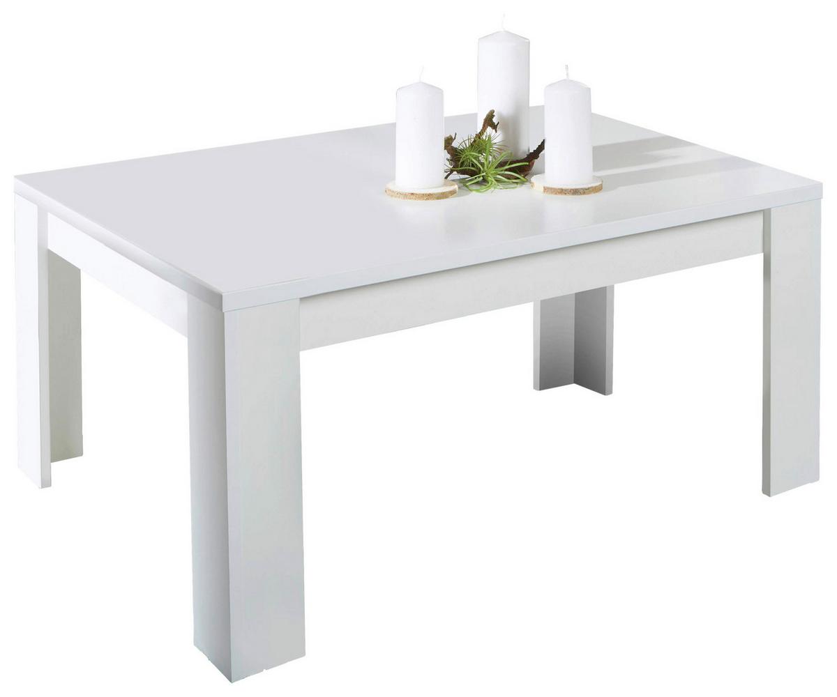 Dohányzóasztal Fehér Színű Dalos - fehér, Konventionell, faalapú anyag (90/45,5/50cm)