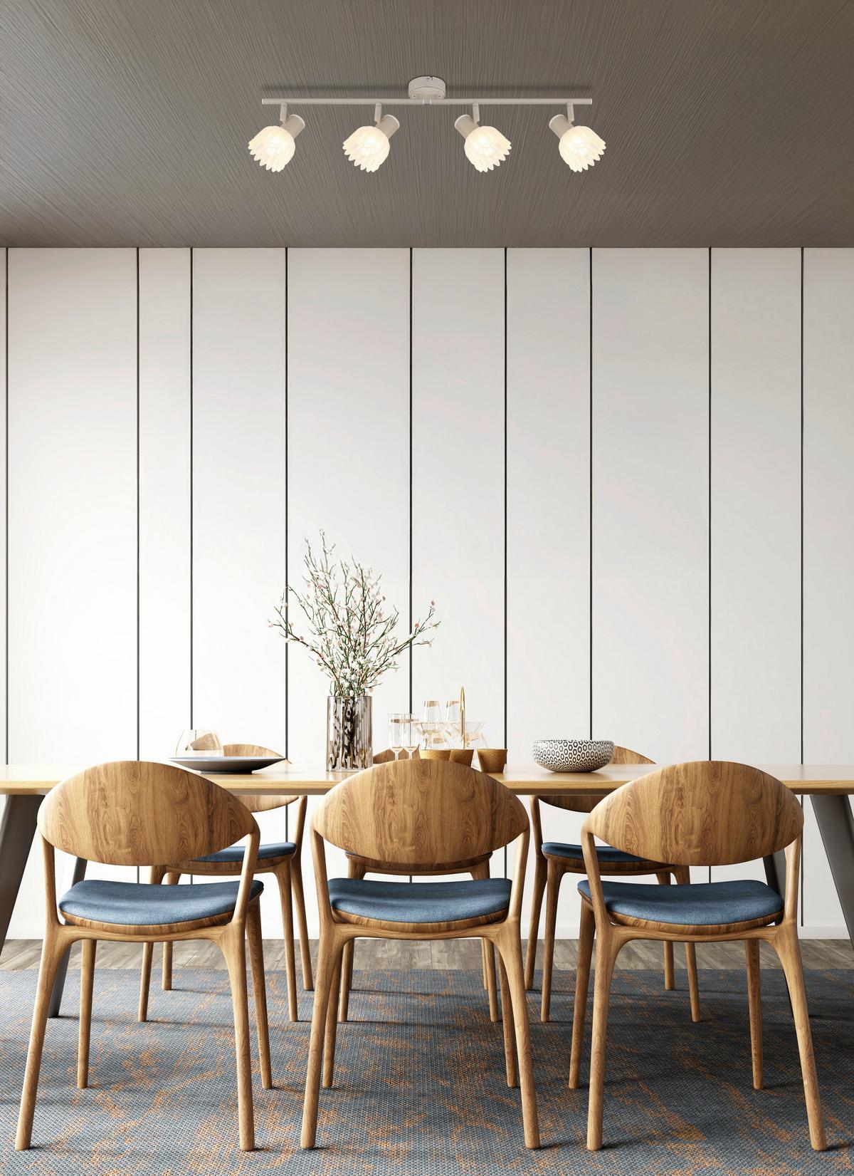 Reflektor Planta - boje pijeska, Konvencionalno, staklo/metal (70/9/15,5cm) - Globo