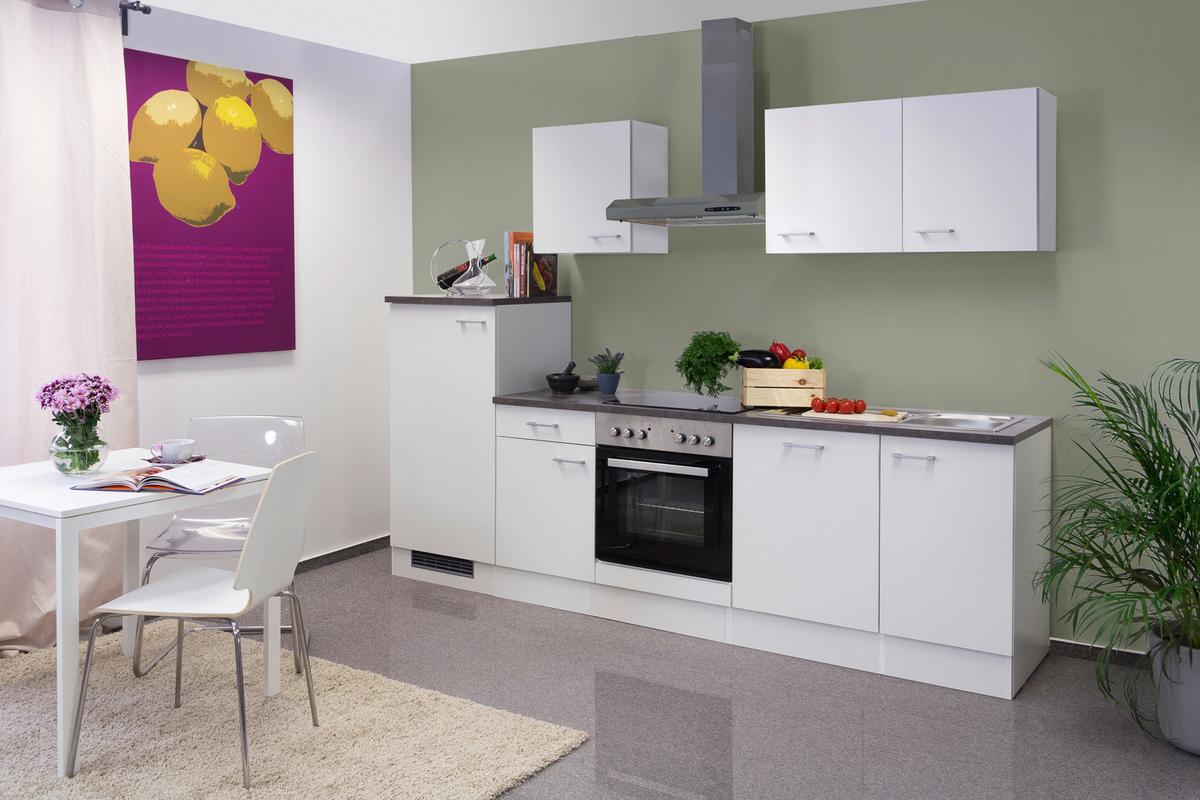 Omara Za Vgradno Napravo Lucca, Bela, Rjava - bela/barve aluminija, Konvencionalno, umetna masa/leseni material (60/126/60cm) - FlexWell