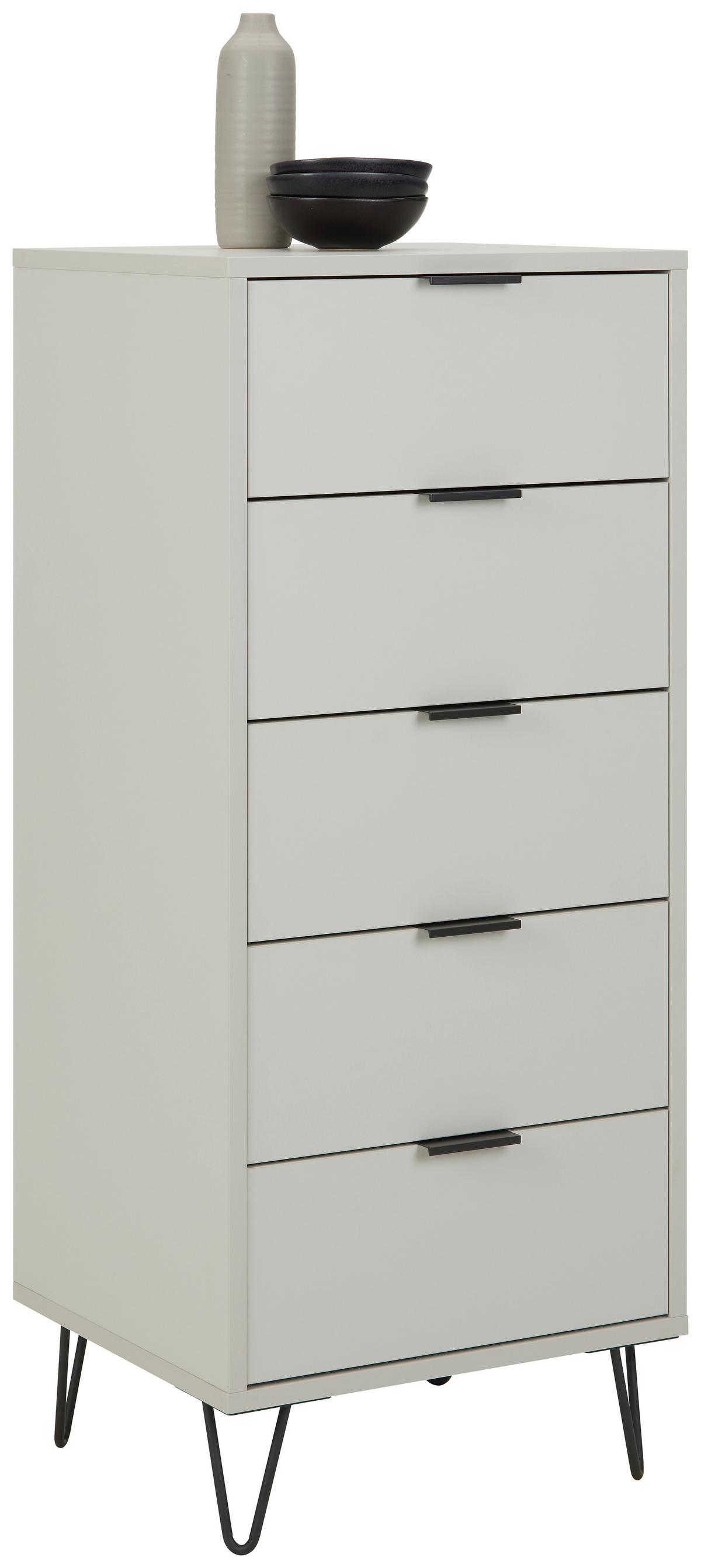 Komoda Bounty - siva/antracit, Moderno (51/108/45cm) - Premium Living