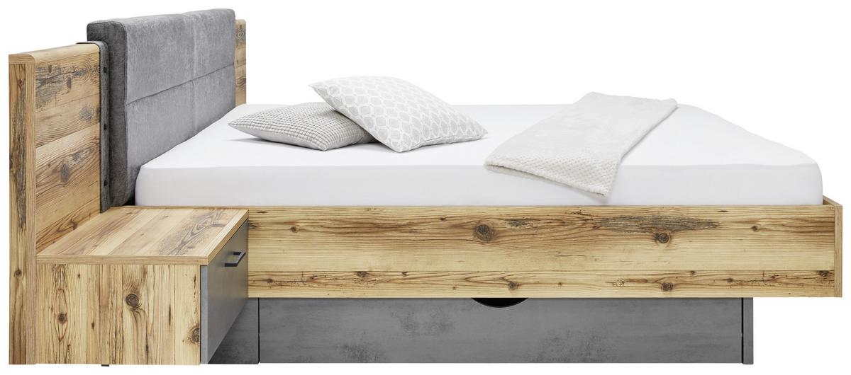 Ladica Za Posteljinu Alicante - siva, Moderno, drvni materijal (137,2/19,1/61,5cm) - Modern Living