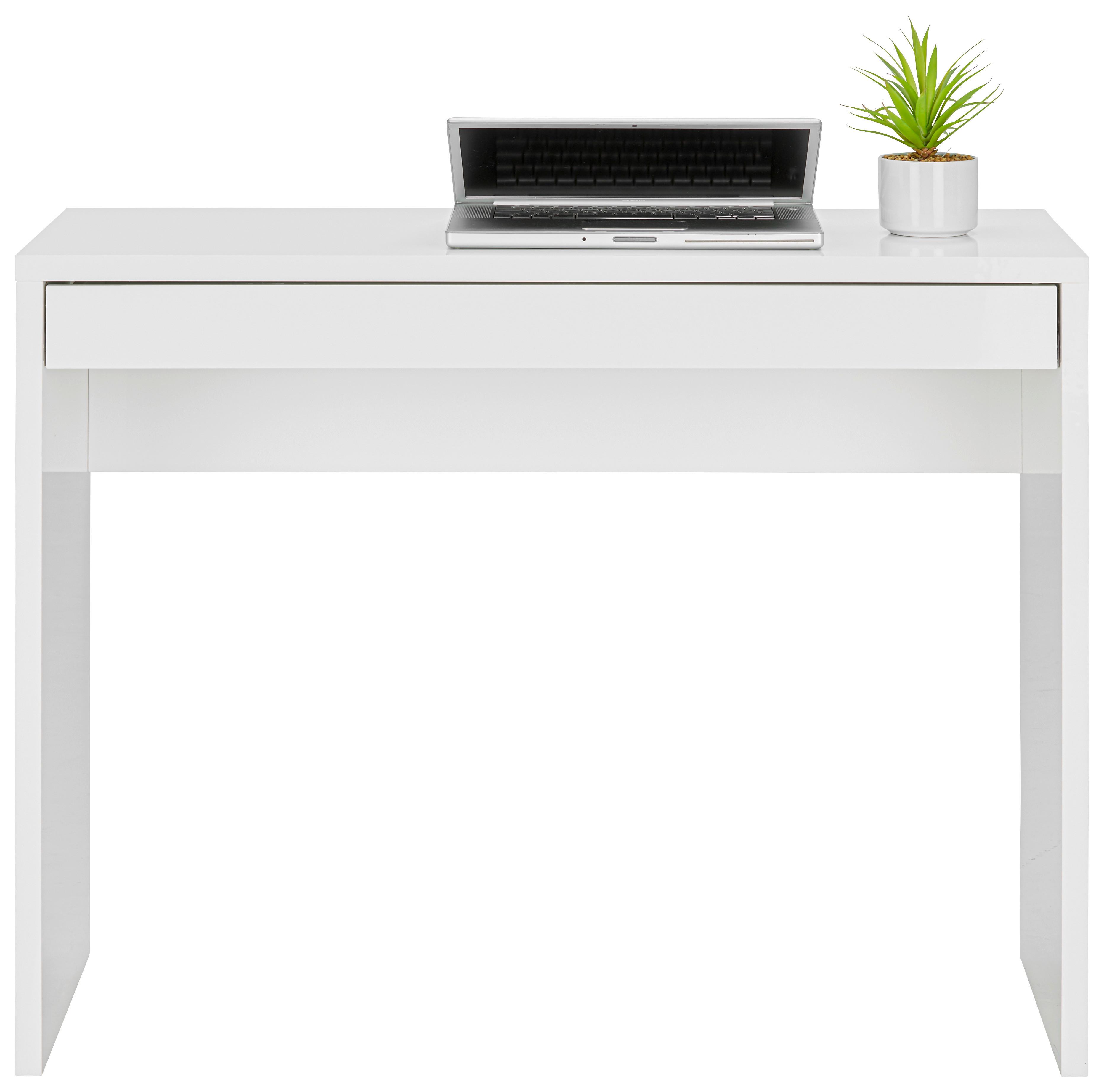 Schreibtisch in Weiss - Weiss, Modern, Holzwerkstoff (100/80/40cm) - Modern Living