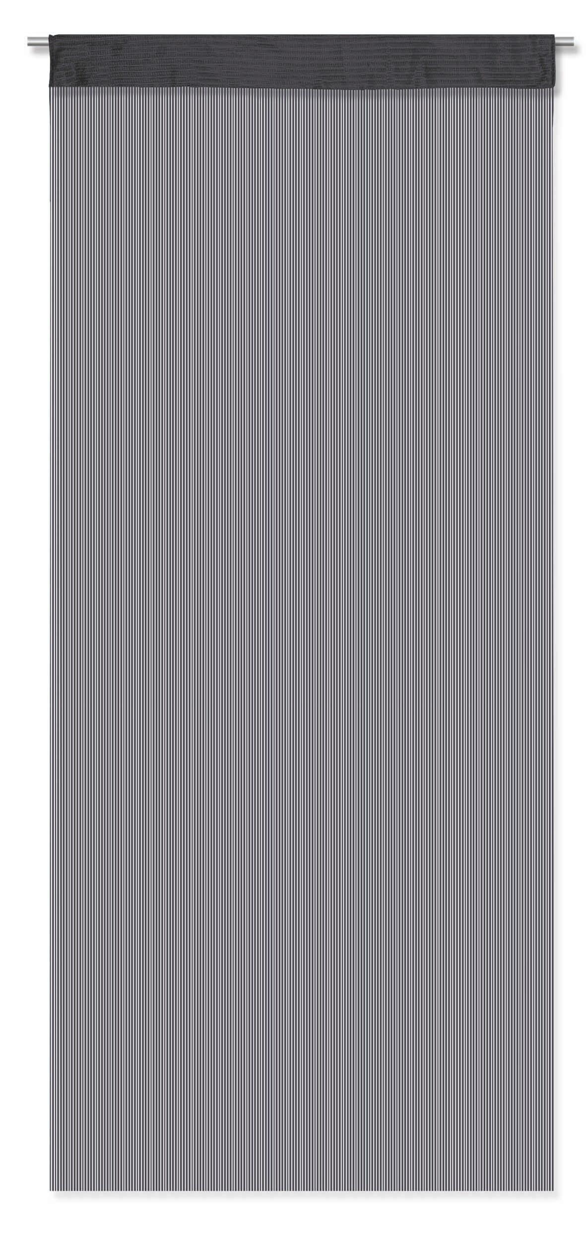 Zsinórfüggöny Hammer - fekete, textil (90/245cm) - Best Price