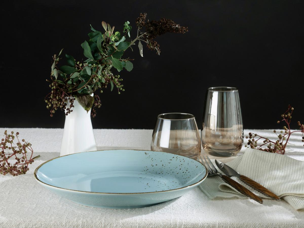Speisetellerset 22065 Nature Collection - Pastellblau, Trend, Keramik (27cm) - Creatable