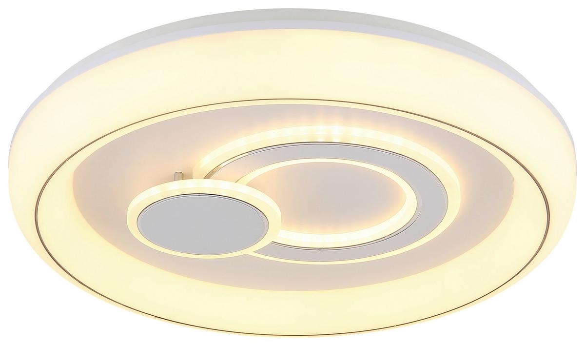 LAMPA SUFITOWA DANIE - biały/opal, Trend, tworzywo sztuczne/metal (48/7,5cm) - Collett's Monde