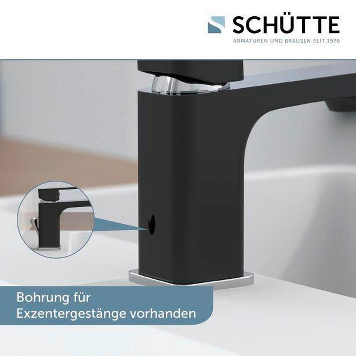Baterie lavoar Madagaskar - culoare crom/negru, Basics, metal (5,5/16cm) - Schütte
