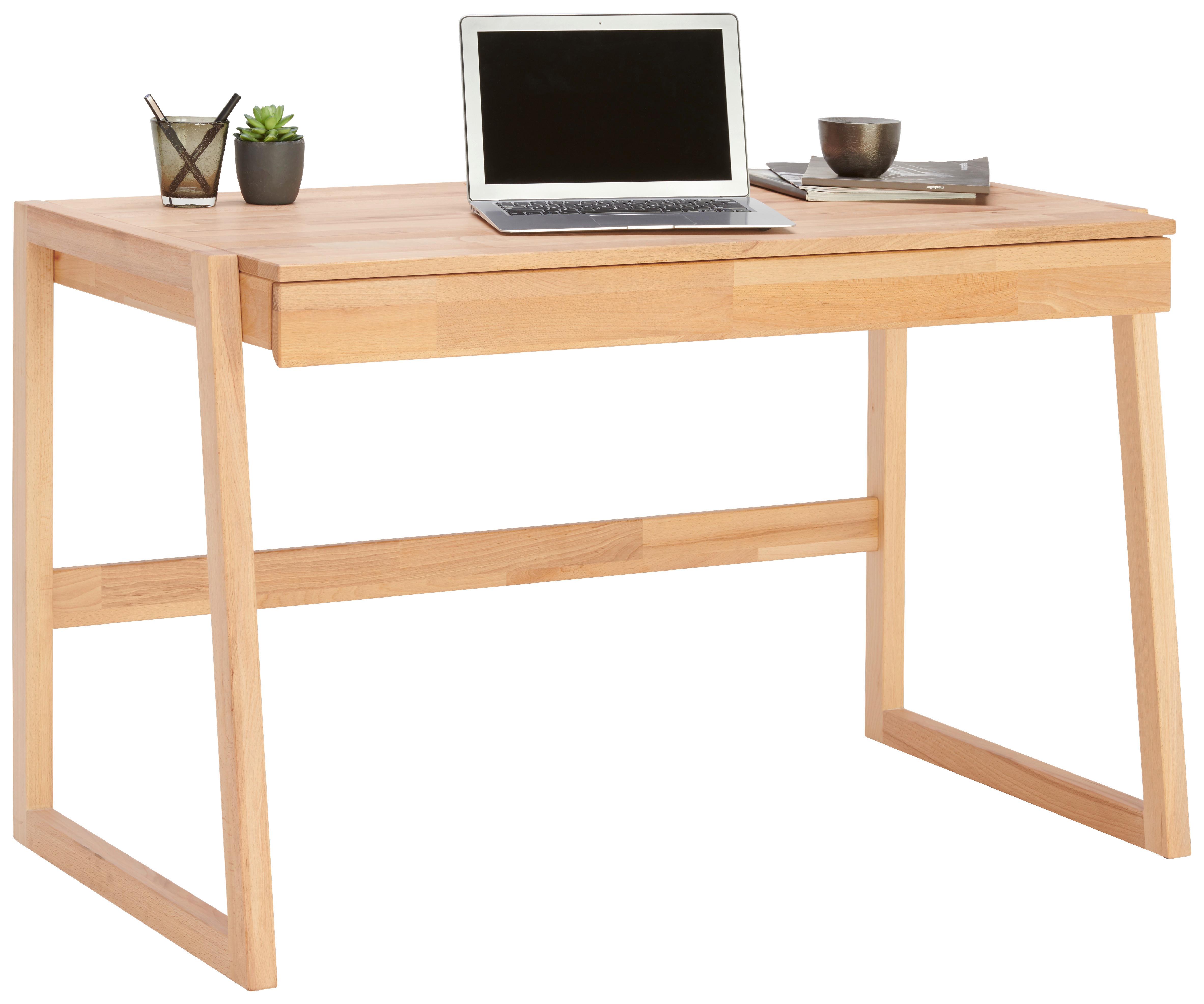 BIURKO WALKY - buk twardzielowy, Natur, drewno (120/65/75cm) - Carryhome