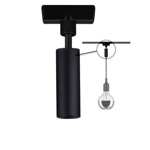 Schienensystem-Adapter Urail in Schwarz - Schwarz, Design, Kunststoff/Metall (2,3/12cm) - Paulmann