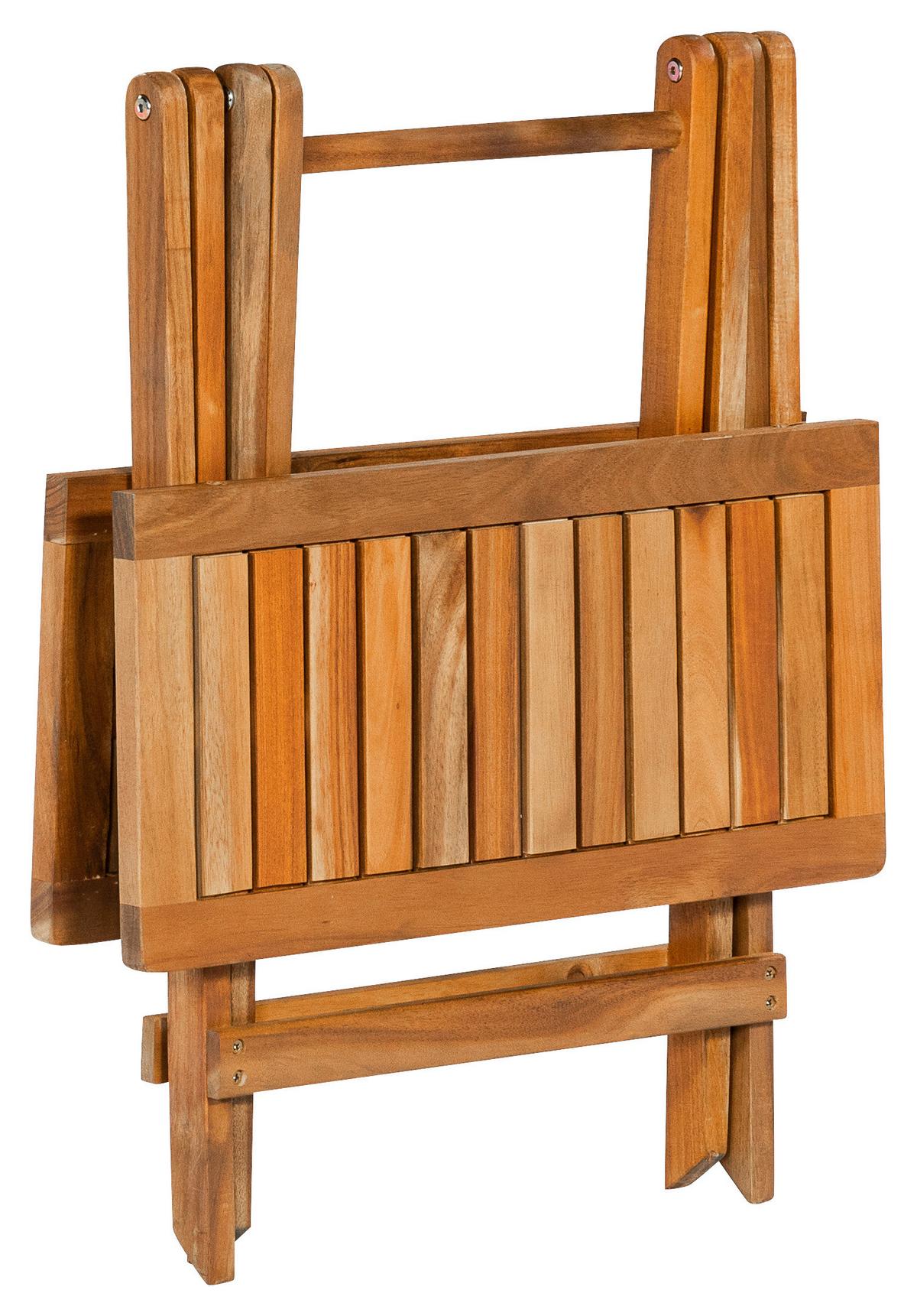 Vrtna Mizica Erna, 50x50x50cm, Masivno - barve akacije, Konvencionalno, les (50/50/50cm) - Gardenson