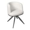 STOL MED ARMSTÖD NELA - grå/svart, Modern, metall/trä (62/77/62cm) - Bessagi Home