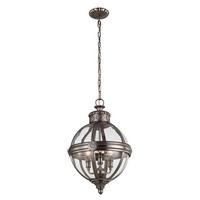 Függőlámpa Fe-Adams-3p-Anl - nikkelszínű, Konventionell, üveg/fém (37.1/71.1cm) - Elstead Lighting