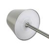 PORTABEL LAMPA MUSI - vit/nickelfärgad, Modern, metall/plast (12/30cm) - Mömax