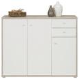 Sideboard in Sandfarben/Weiß - Sandfarben/Alufarben, MODERN, Holzwerkstoff/Kunststoff (106/86/34cm) Sideboard in Sandfarben/Weiß - Sandfarben/Alufarben, MODERN, Holzwerkstoff/Kunststoff (106/86/34cm)