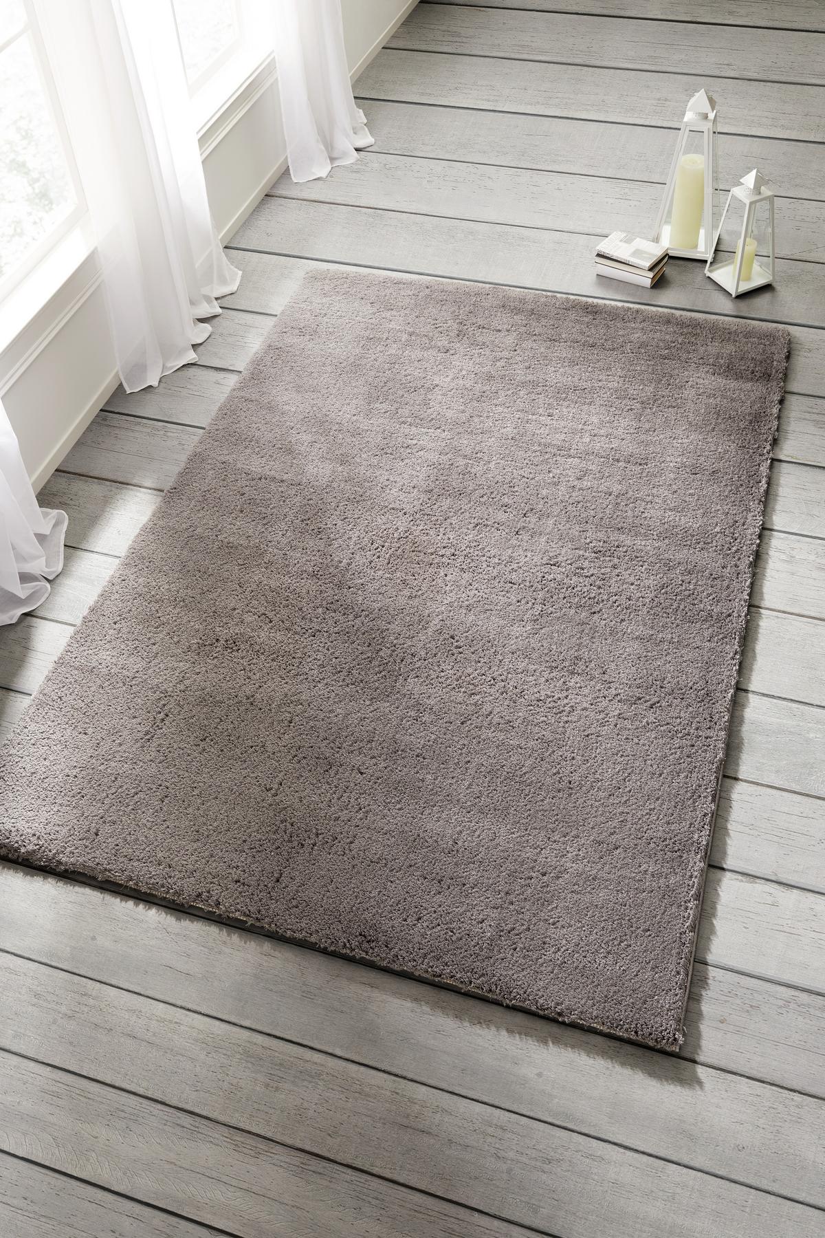 Covor pufos Ștefan 2 - gri închis, Modern, textil (120/170cm) - Mömax