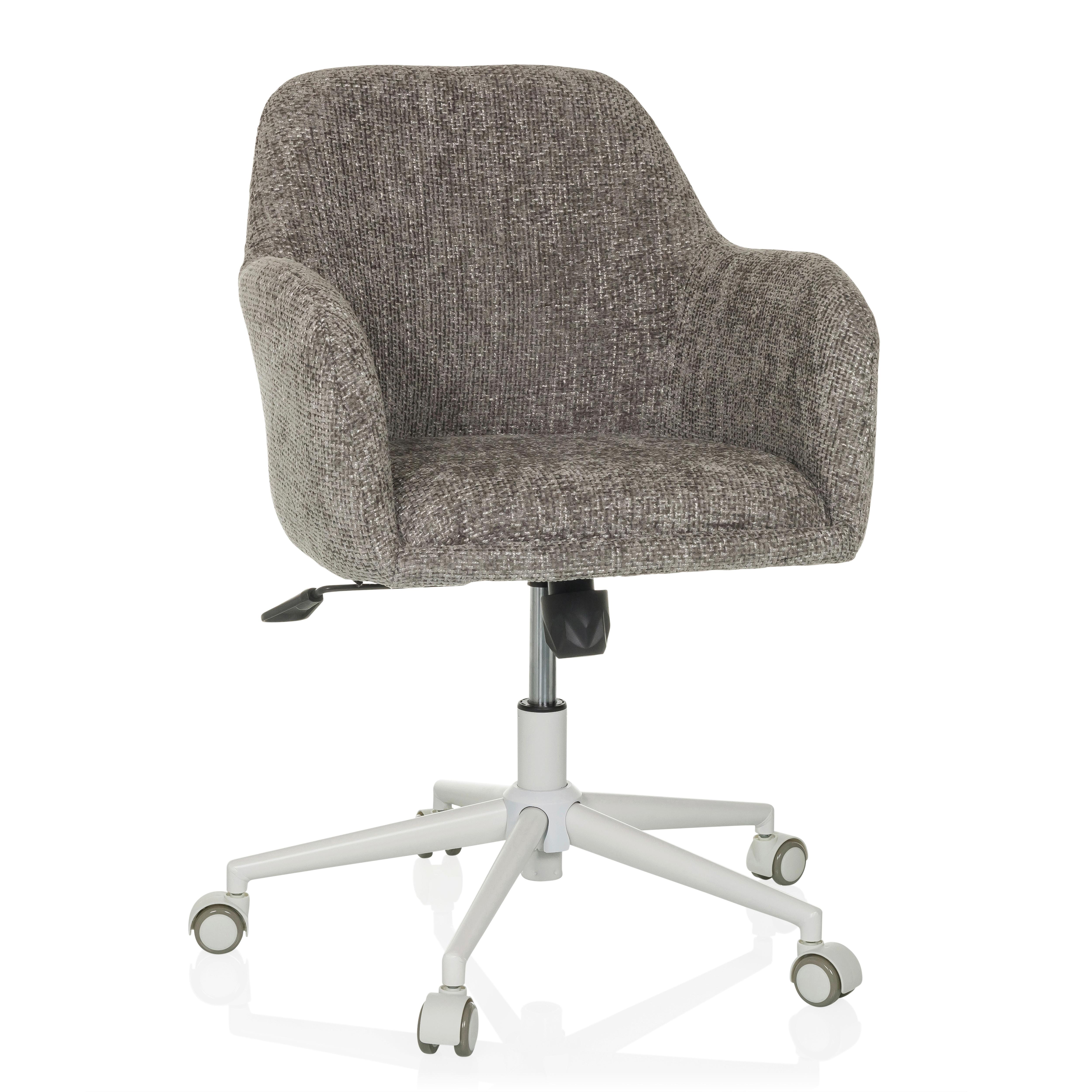 Drehstuhl Solao Home Grau - Weiß/Grau, MODERN, Kunststoff/Textil (58/78/60cm) - MID.YOU