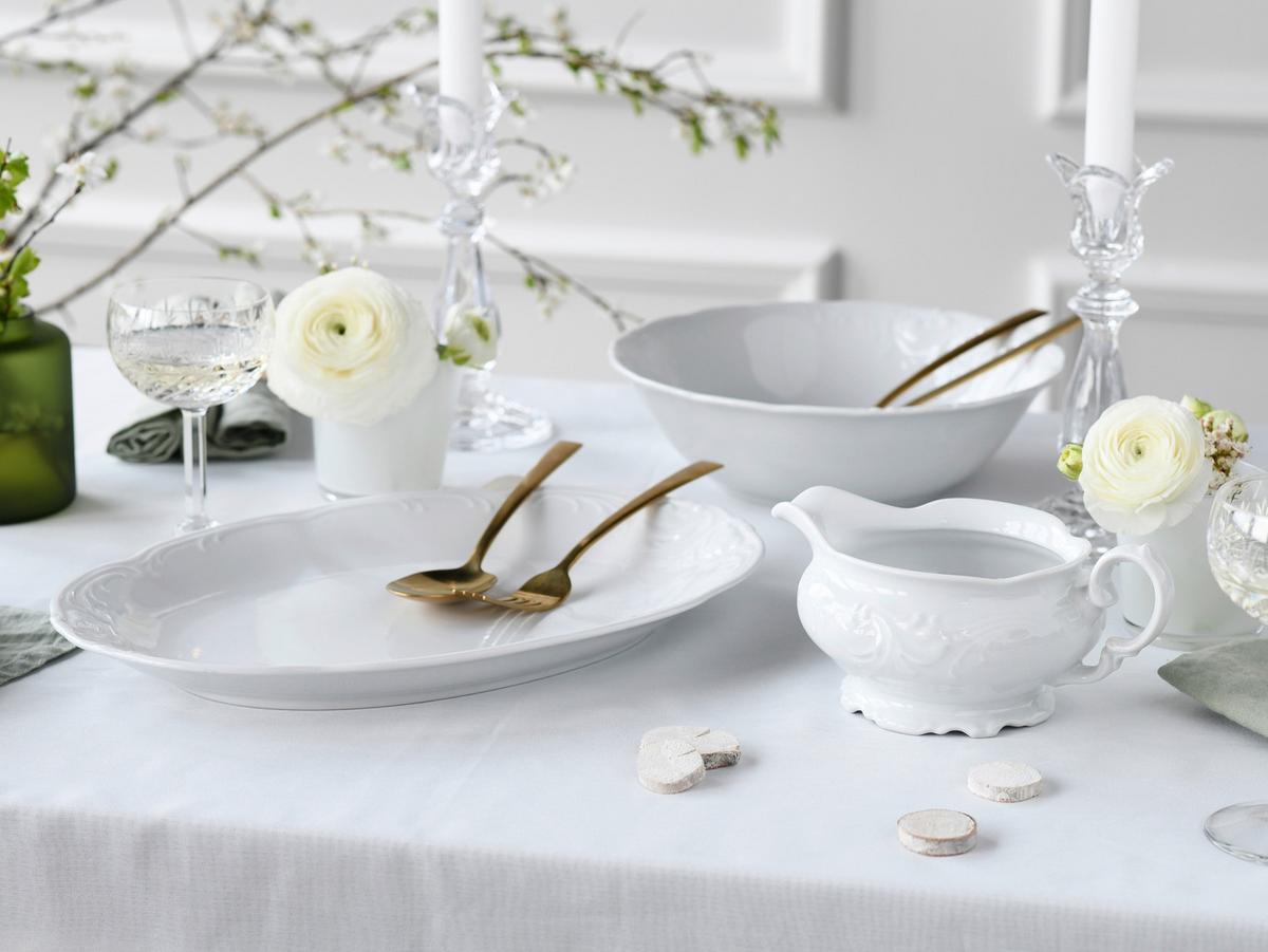 Kombinirani Servis Frederike, 3-Delni - bela, Basics, keramika - Creatable