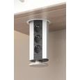 Steckdosenelement 072040 - Alufarben/Schwarz, ROMANTIK / LANDHAUS (12,7/21,1cm)