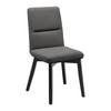 Stuhl Canon in Anthrazit - Anthrazit/Schwarz, KONVENTIONELL, Holz/Textil (49/88/61cm) - Based