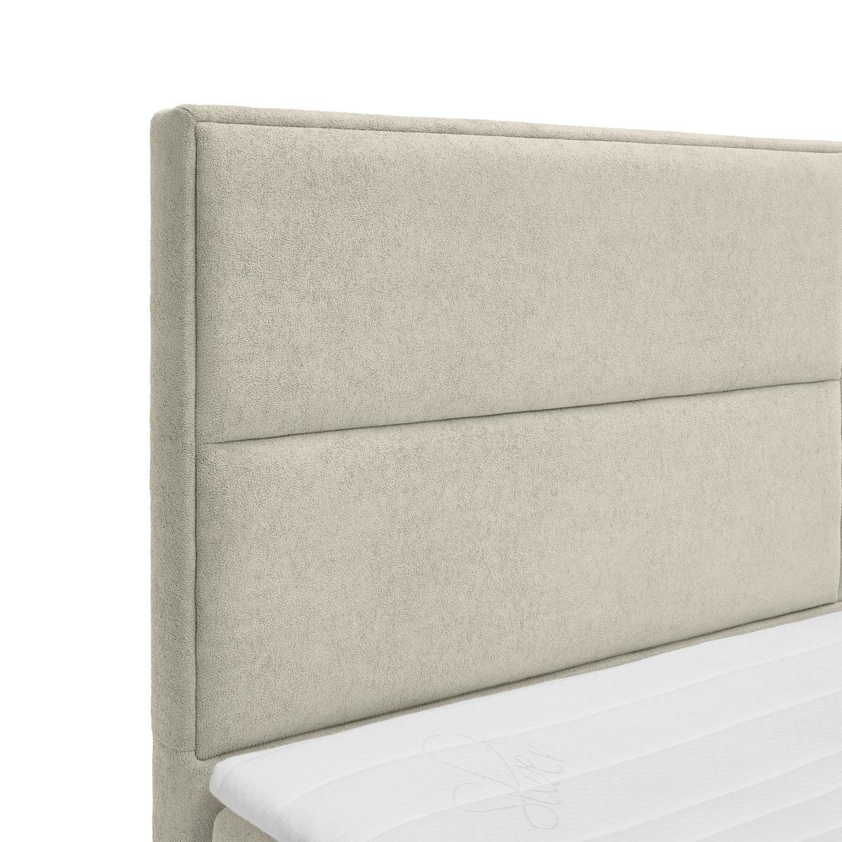 Boxspring Krevet Ethan - crna/ecru, Moderno, tekstil/plastika (160/200cm) - Premium Living