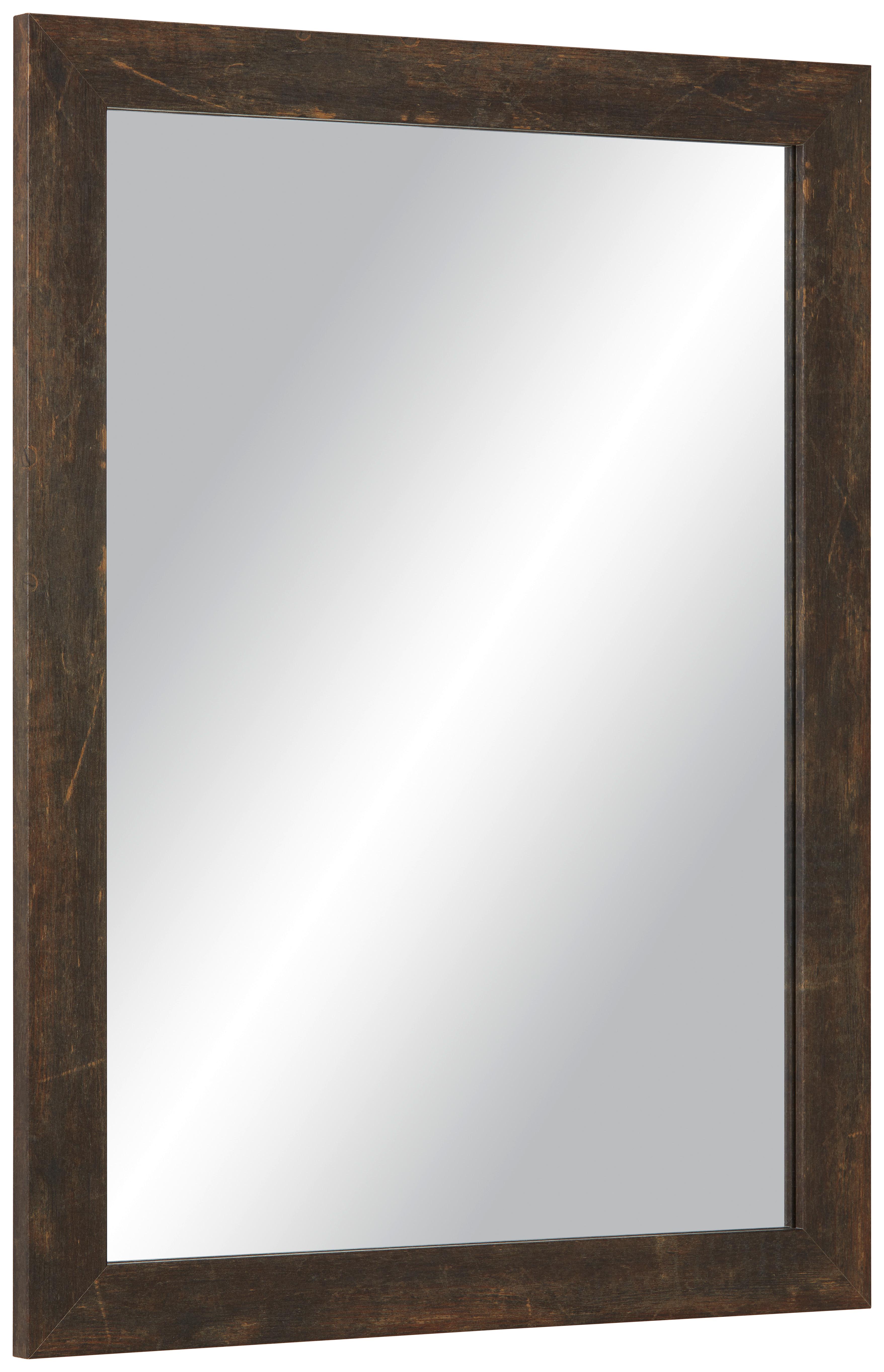 Wandspiegel mit Holzrahmen - MODERN, Glas/Holzwerkstoff (62/82cm) - Modern Living