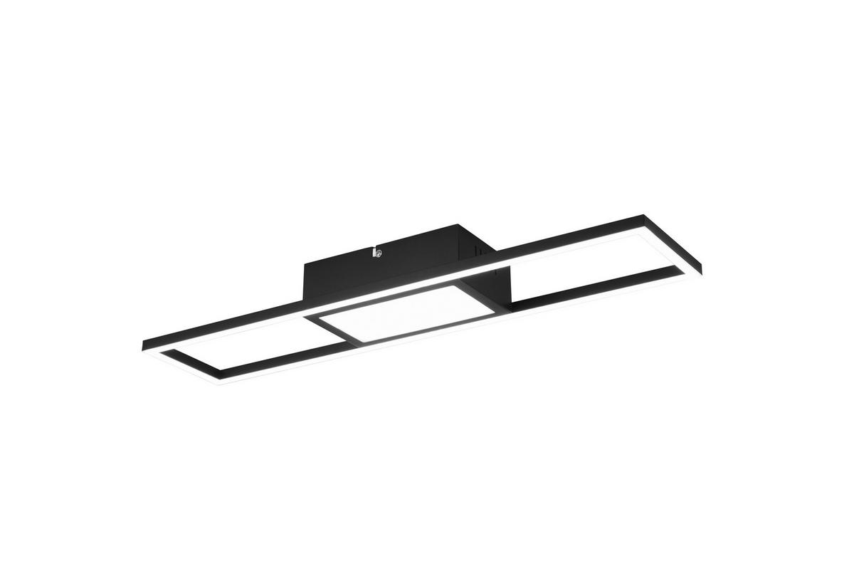 LED-Deckenleuchte Regido Schwarz max. 22 Watt - Schwarz, Design, Metall (13/60/6cm)