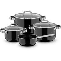 ZESTAW GARNKÓW 0518695290 WMF - czarny, Basics, metal (60/30/33cm) - WMF