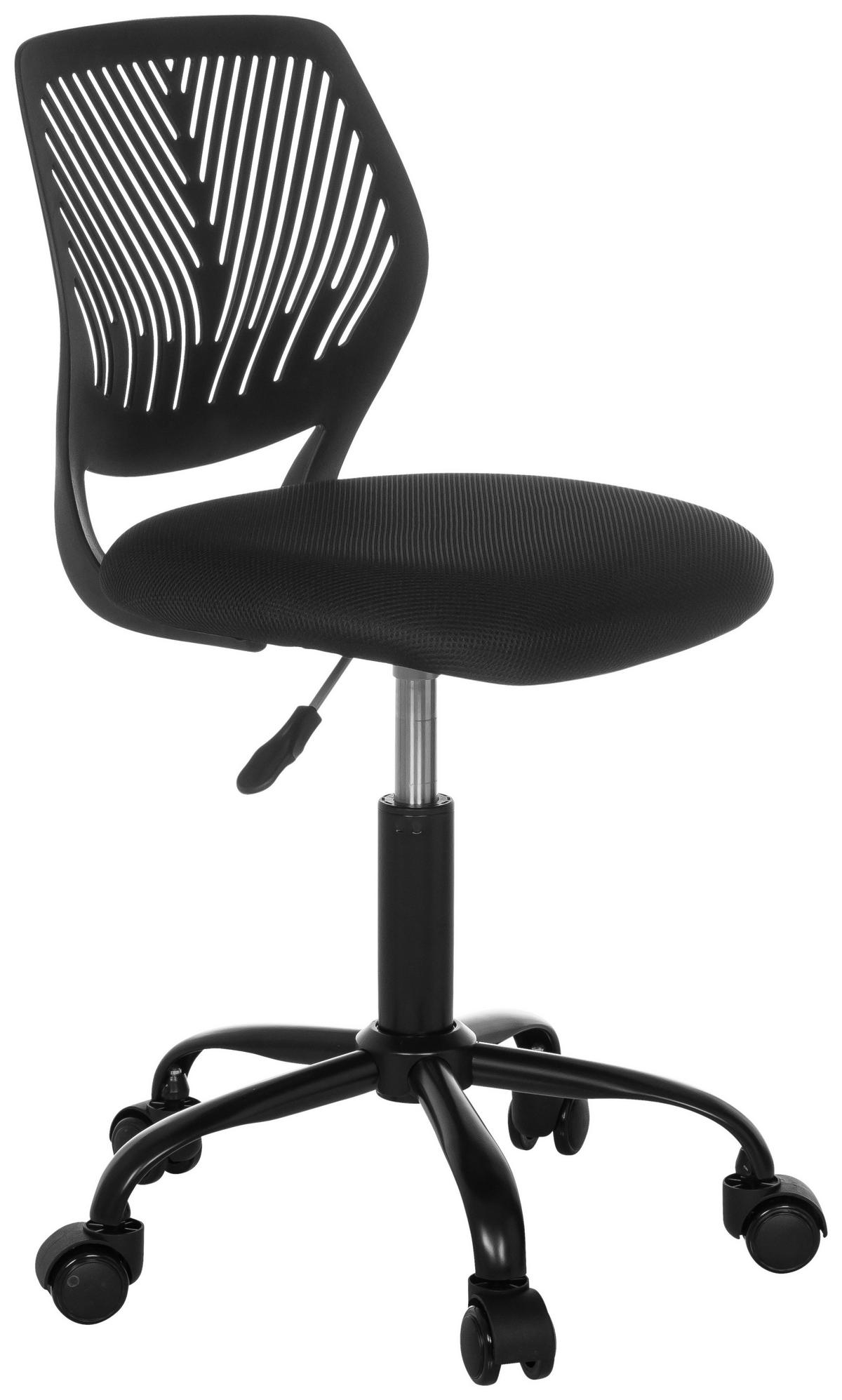 Otroški Vrtljivi Stol Kid Qb, Črna - črna, Moderno, kovina/umetna masa (51/75 - 85/51cm) - MID.YOU