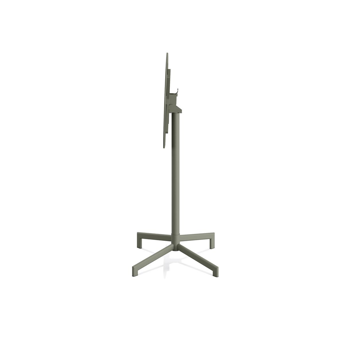 Garten-Bartisch VERSA in Grün, rund - Grün, Basics, Metall (60/74/102/60cm) - Gardenson