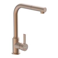 Küchenarmatur Sistant Oslo Kupferfarben - Kupferfarben, Basics, Metall (32,5cm) - Sistant