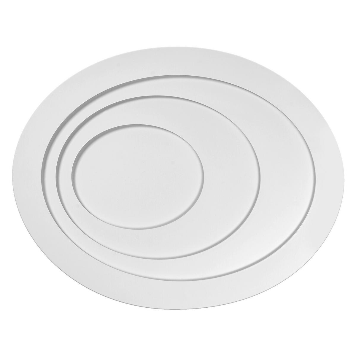 LAMPA SUFITOWA LED ORB SPRL OVL 485X385MM37W830WT - biały, Design, tworzywo sztuczne/metal (48,5/38,5/5,6cm) - Osram