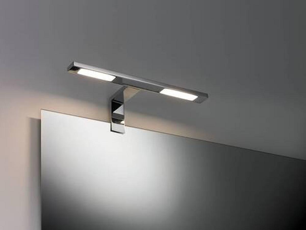 Bilderleuchte Galeria Double Hook in Chromfarben max. 3,2 W - Chromfarben, Design, Metall (11,0/8,0cm) - Paulmann