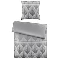 Bettwäsche Domps XL Grau ca. 155x220cm - Grau, MODERN, Textil (155/220cm) - Modern Living