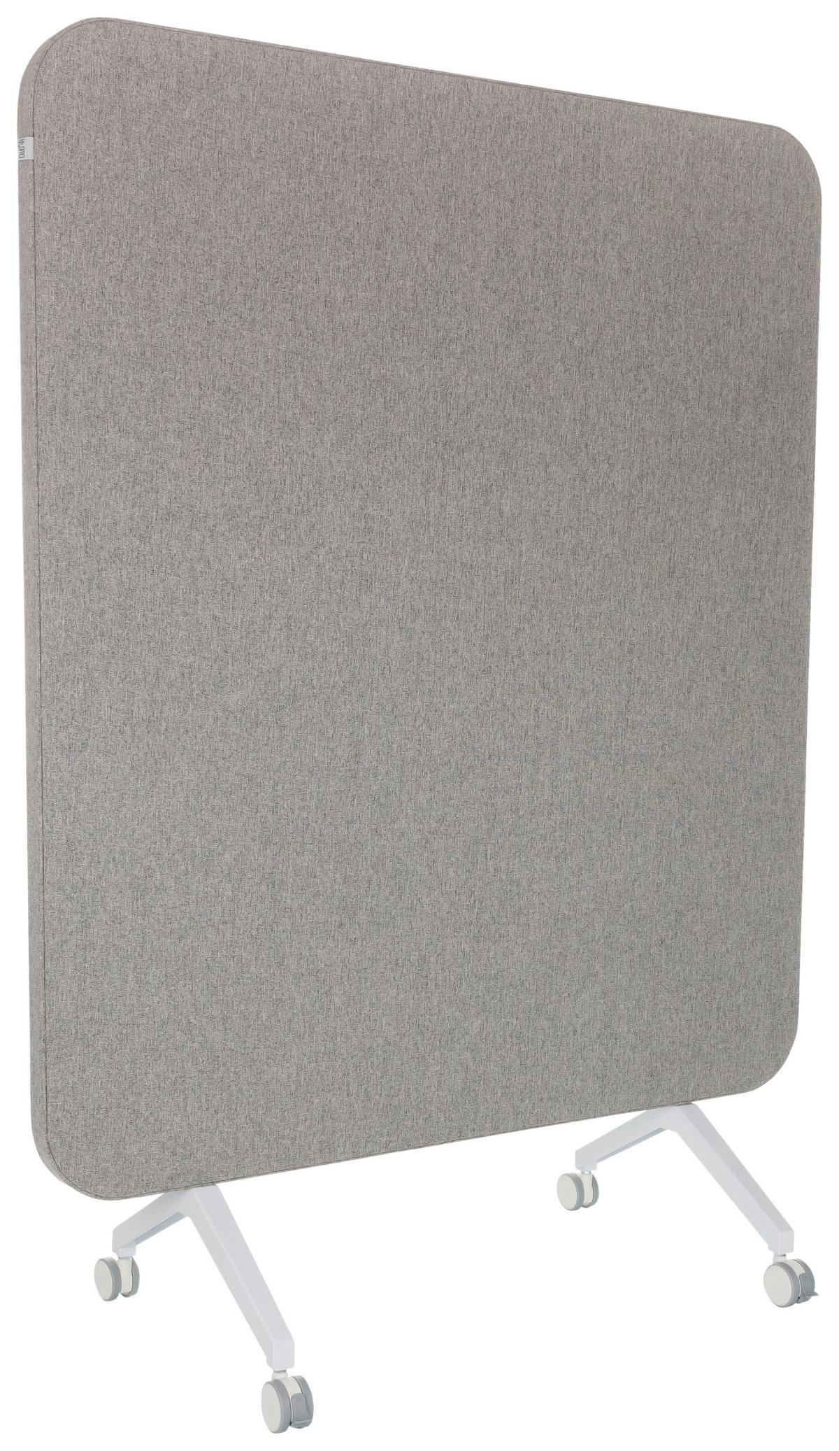 Pregradna Stena Vision Board, Siva - siva, Basics, umetna masa/steklo (120/164/60cm) - MID.YOU