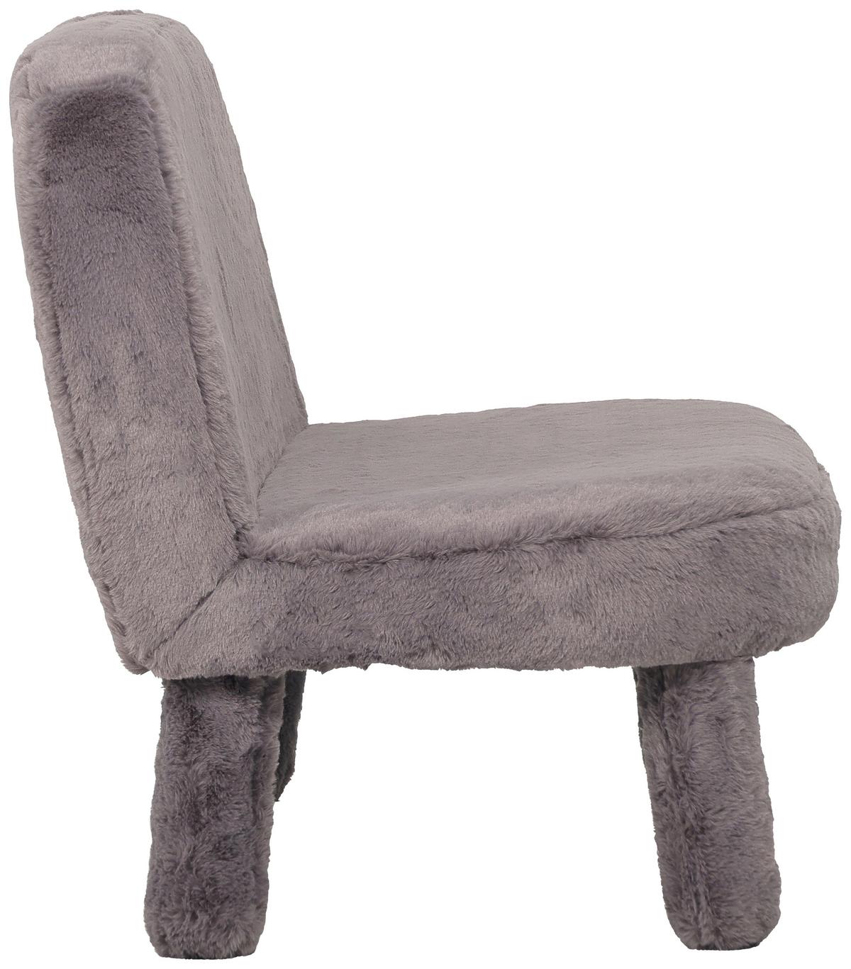 Kindersitzbank Corto Grau - Grau, MODERN, Holz/Textil (84/48/45cm) - Mömax