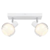 Reflektor Tokki - barve kroma/bela, Design, kovina/steklo (26/10,5/13,5cm) - Globo