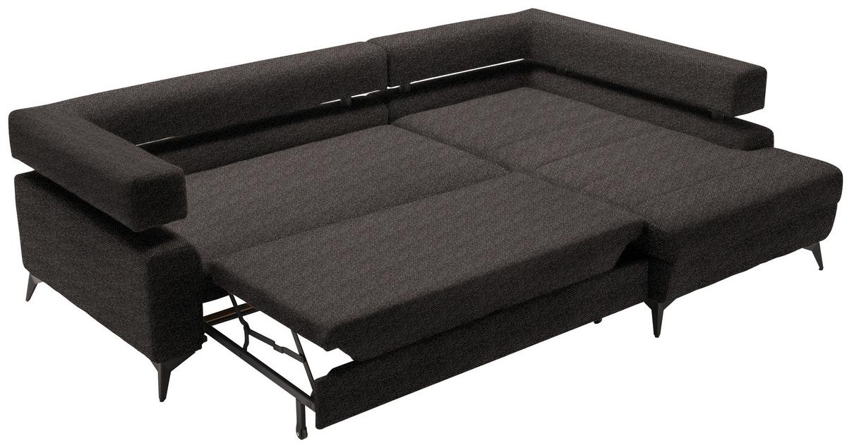 Coltar ROSALIE - maro închis, Konventionell, textil (265/184cm) - Modern Living