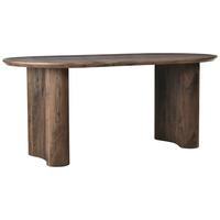 Jedilna Miza Edda, Barva Oreha, 180x90 - barva oreha, Basics, leseni material (180/90/75cm) - Livetastic