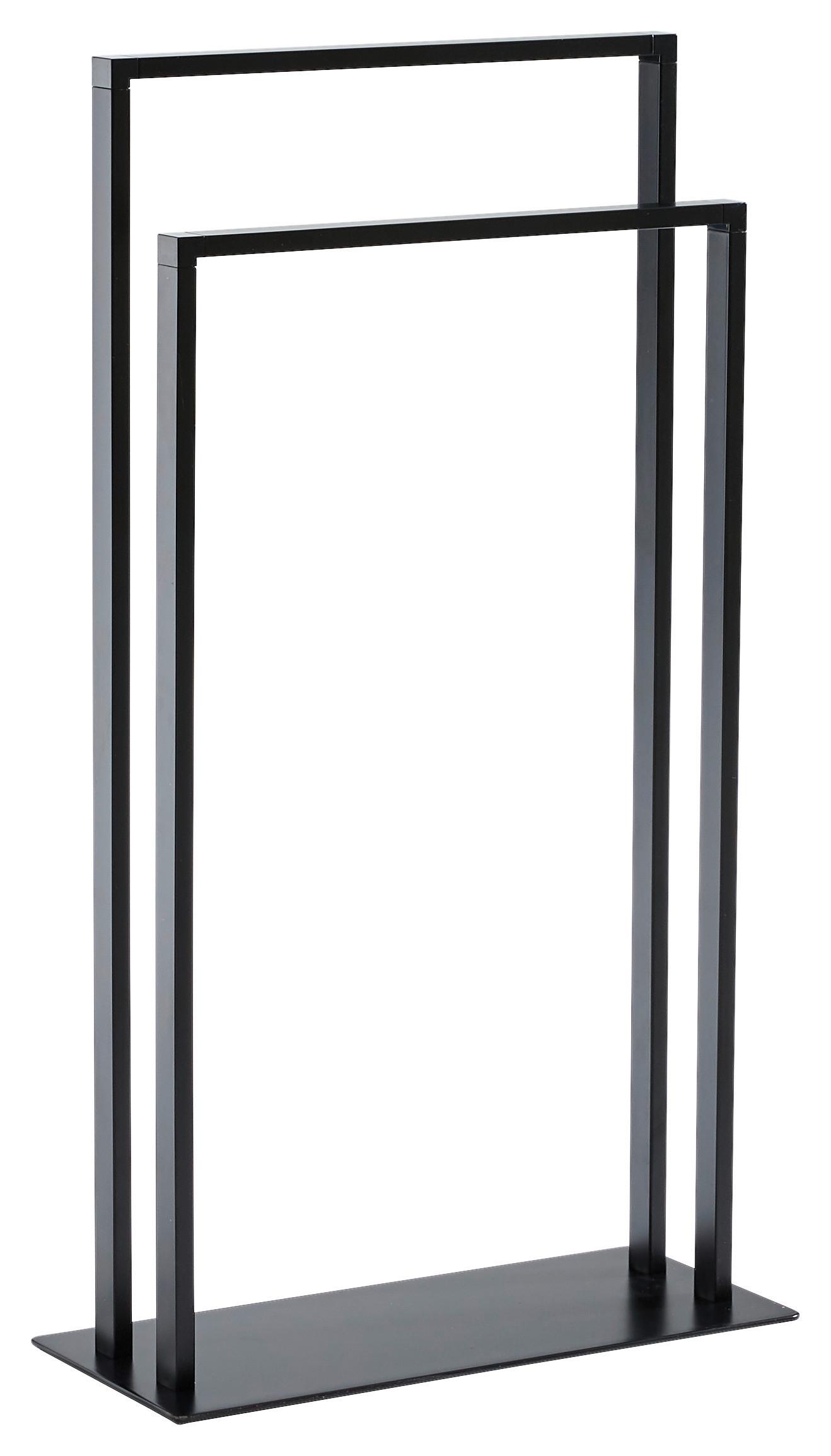 UCHWYT NA RĘCZNIK TEXAS 1 - czarny, Konventionell, metal (45/81/20cm) - Livetastic