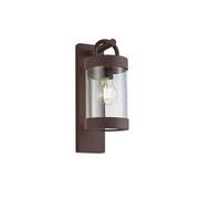 Außenwandleuchte Sambesi in Klar/Rostfarben max. 28 Watt - Klar/Rostfarben, Basics, Kunststoff/Metall (12,5cm) - Trio Leuchten