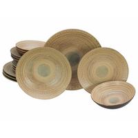 Jedilni Servis Neapel Sand, 16-Delni - rjava/peščene barve, Basics, keramika - Creatable