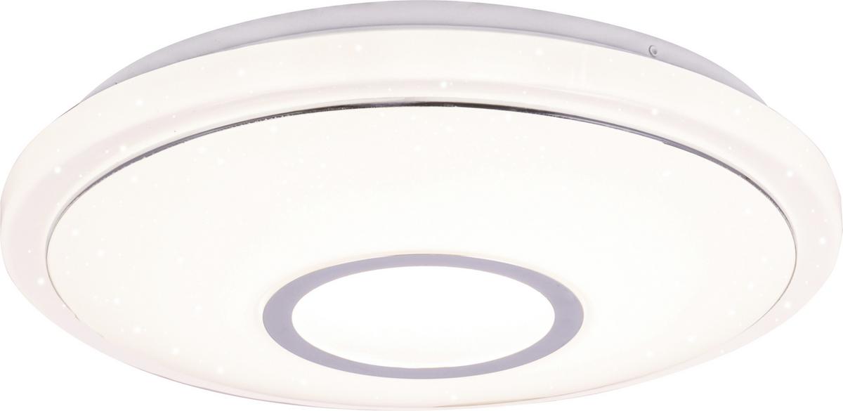 LED-Deckenleuchte Ross max. 16 Watt - Weiß, KONVENTIONELL, Kunststoff/Metall (40/9cm) - Premium Living