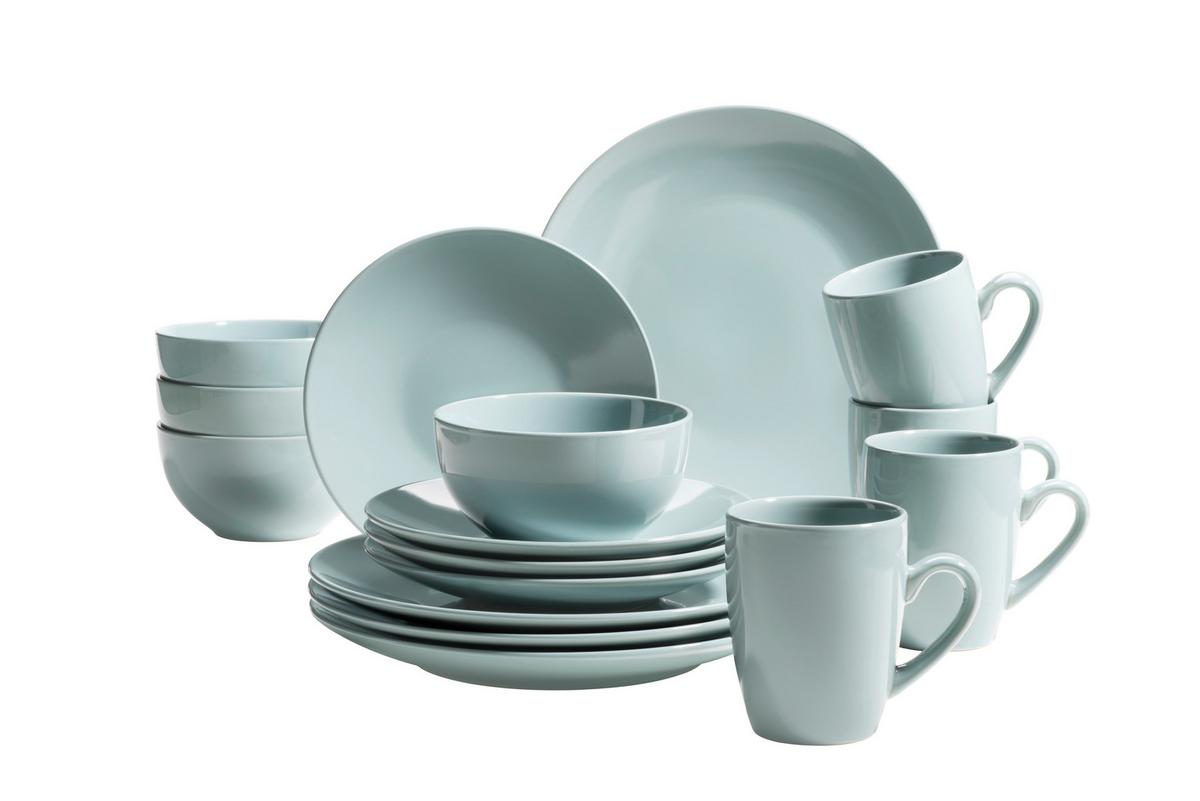 KOMBISERVICE 931913 MINT POSTSICHER - Mintgrün, Basics, Keramik (31,3/32,5/31,5cm) - Mäser