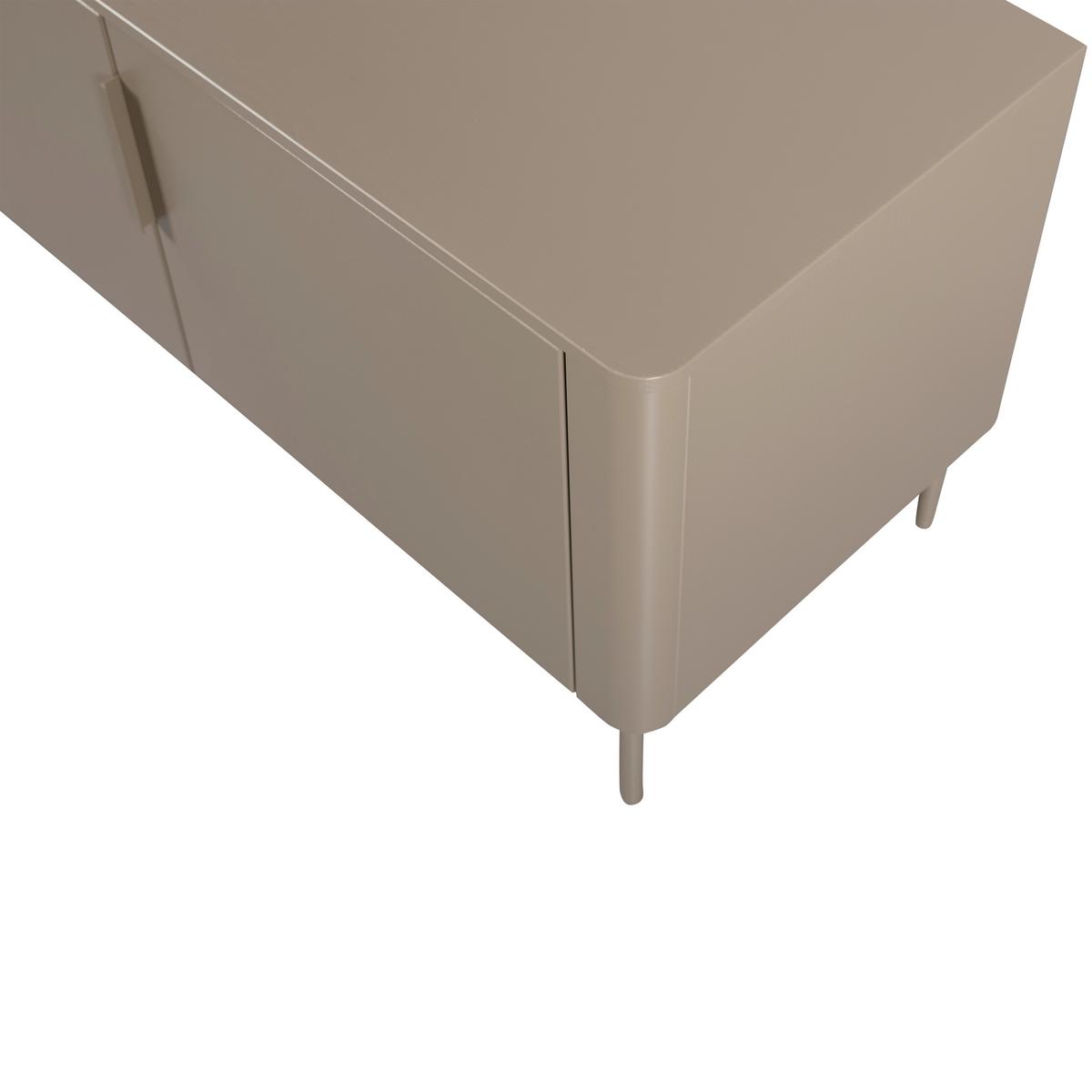 LOWBOARD Gunnar Schlammfarben B: 154cm - Schlammfarben, Design, Holz/Metall (154/56/44cm) - Livetastic