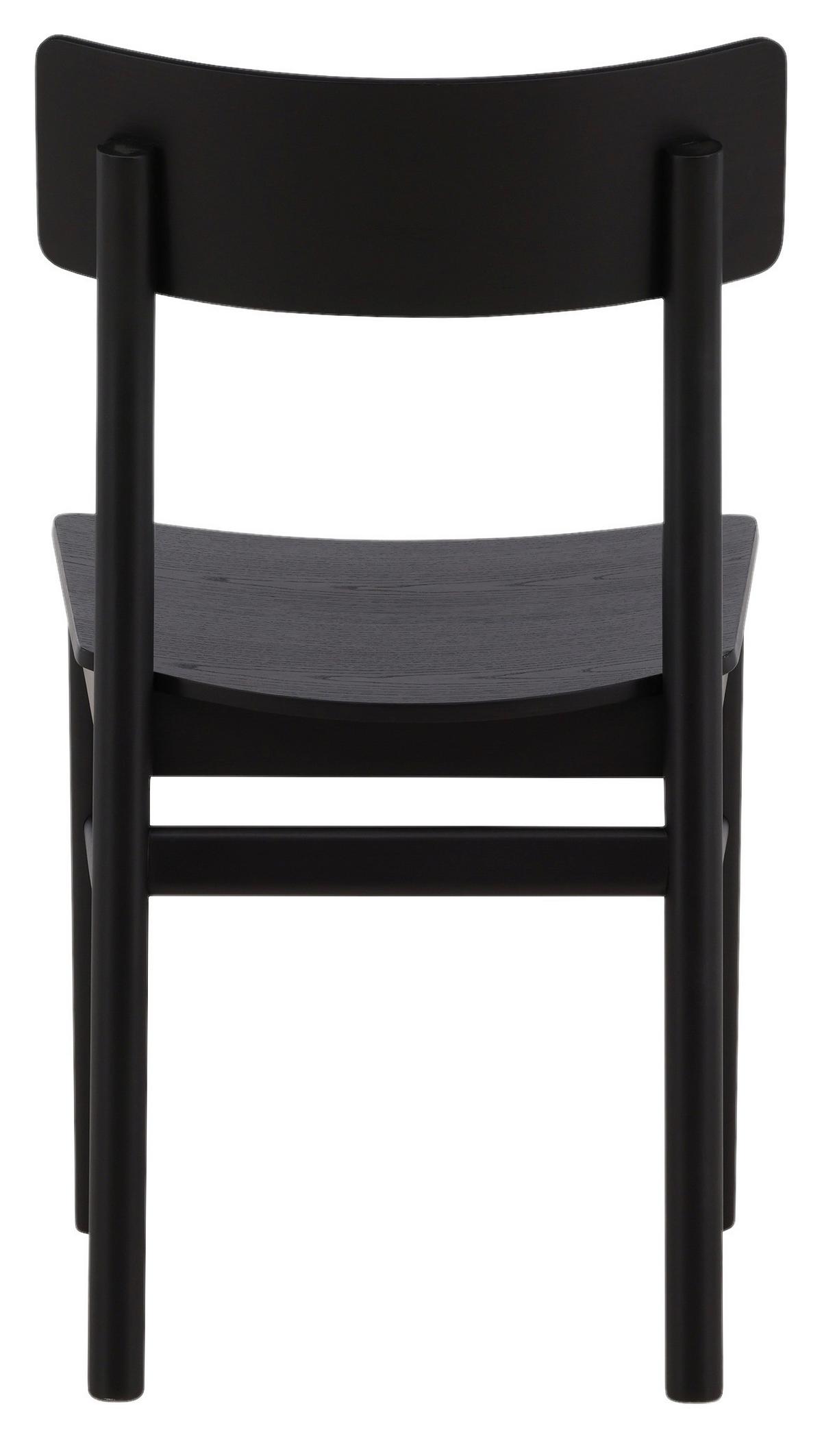 STUHL-SET MONTROS - Schwarz, Design, Holz/Holzwerkstoff (45.5/82/48cm) - Livetastic