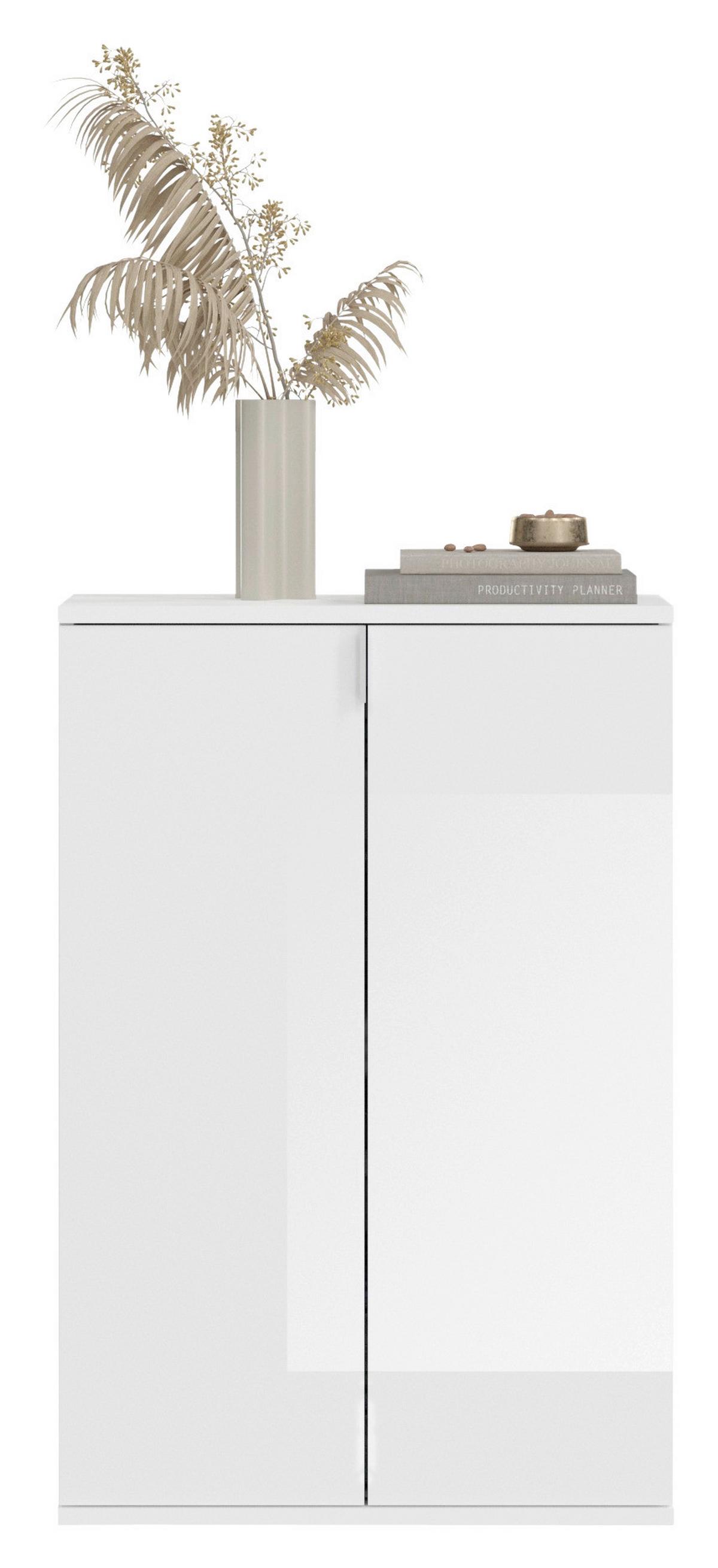 Komoda Projekt X - bijela visoki sjaj, Moderno, drvni materijal (183/99/34cm) - Modern Living
