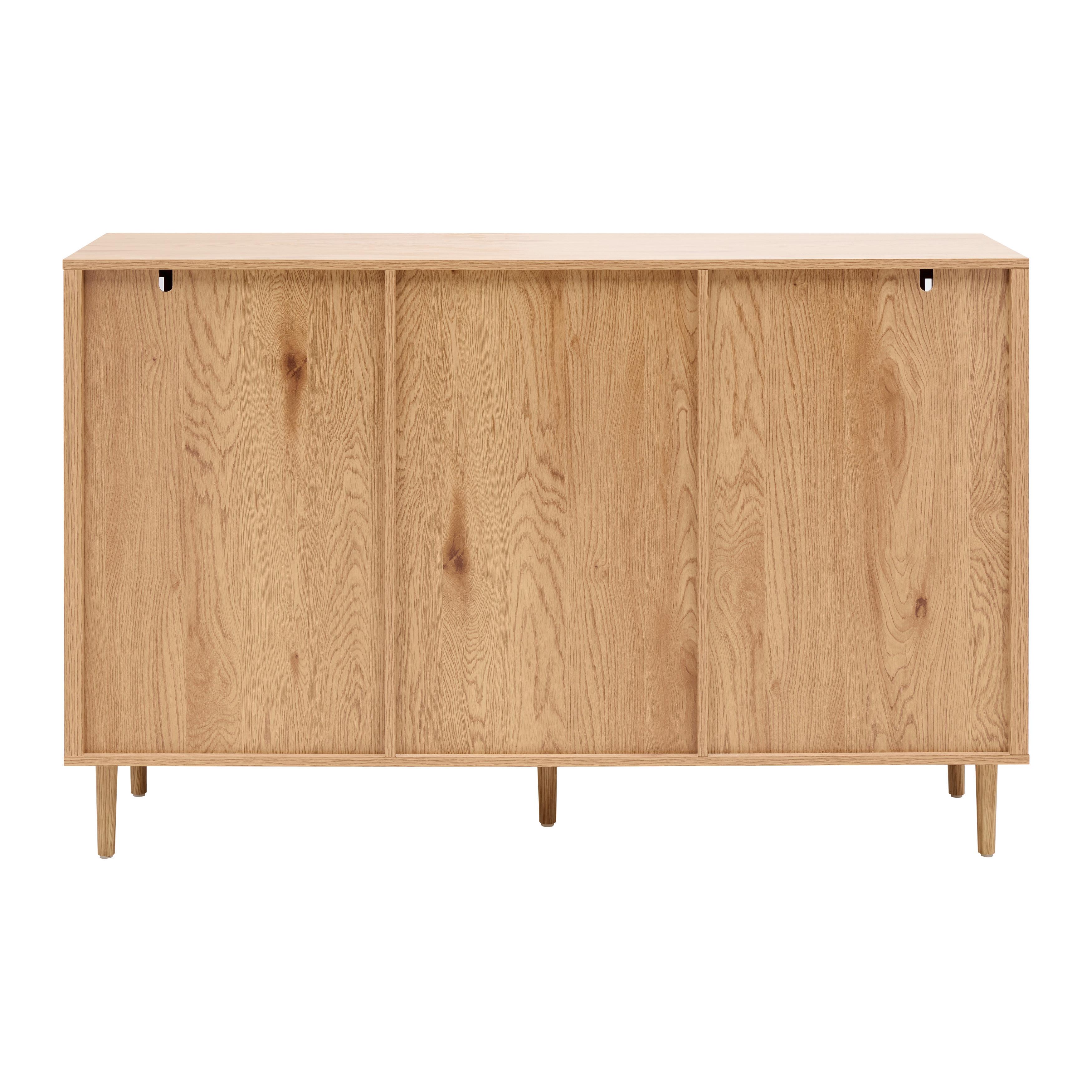 SIDEBOARD BARCELONA -EXKLUSIV- - guldfärgad/naturfärgad, Lifestyle, metall/papper (142,8/90/40cm) - Mömax